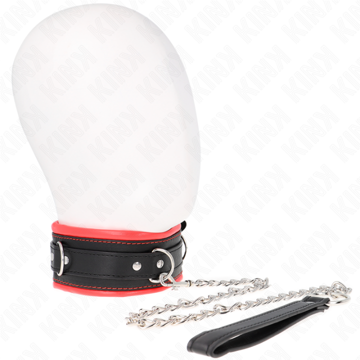 Schwere Halskette mit Gürtel 65 cm Modell 3 Verstellbar 36,5-50 cm von Kink Collar & Gag | Fesselliebe.de