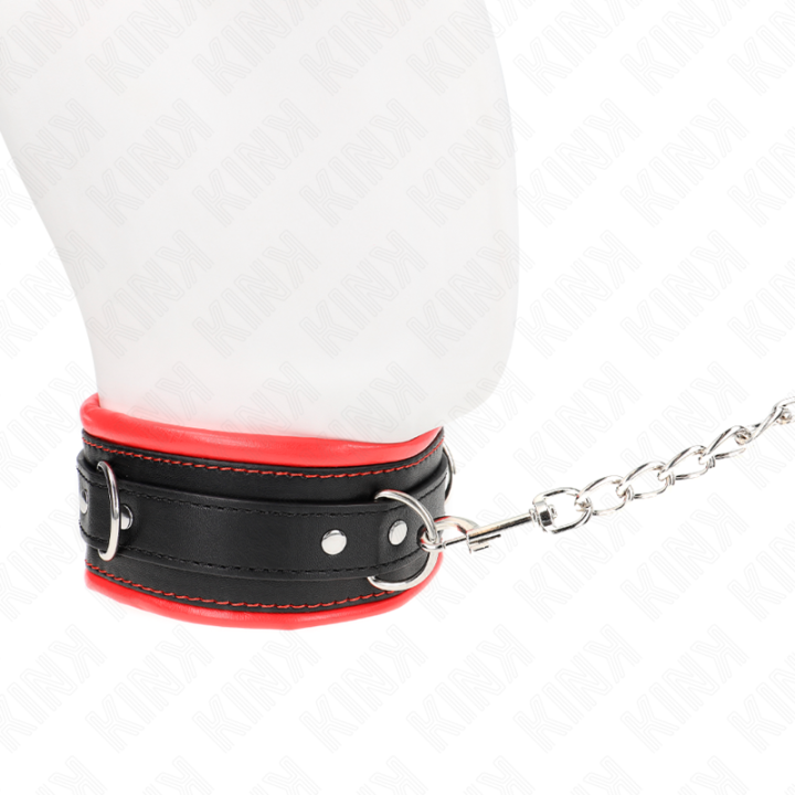 Schwere Halskette mit Gürtel 65 cm Modell 3 Verstellbar 36,5-50 cm von Kink Collar & Gag | Fesselliebe.de