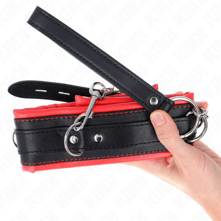 Schwere Halskette mit Gürtel 65 cm Modell 3 Verstellbar 36,5-50 cm von Kink Collar & Gag | Fesselliebe.de