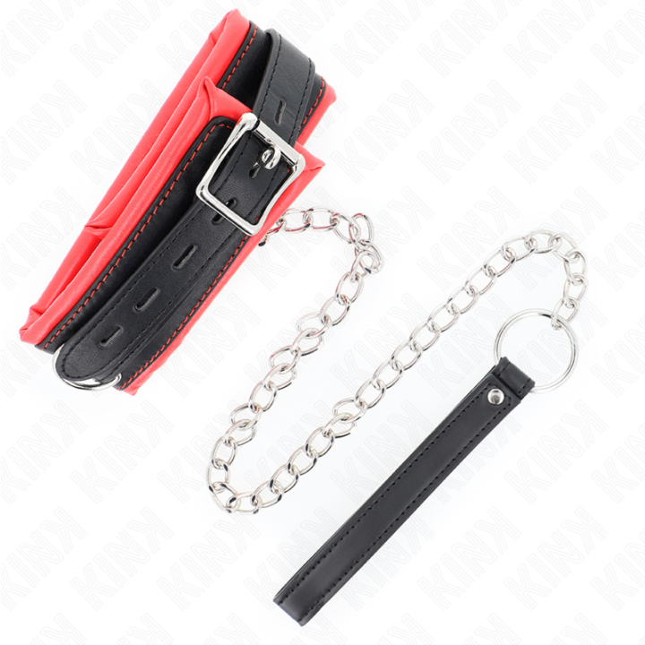 Schwere Halskette mit Gürtel 65 cm Modell 3 Verstellbar 36,5-50 cm von Kink Collar & Gag | Fesselliebe.de