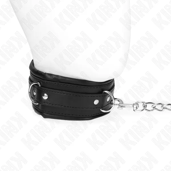 Schwere Halskette mit Gürtel 65 cm Modell 4 Verstellbar 36,5-50 cm von Kink Collar & Gag | Fesselliebe.de
