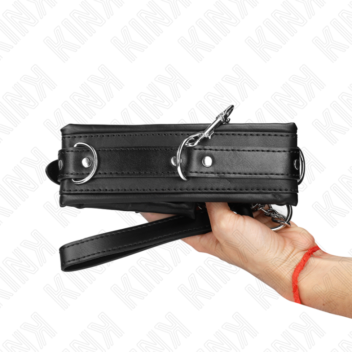 Schwere Halskette mit Gürtel 65 cm Modell 4 Verstellbar 36,5-50 cm von Kink Collar & Gag | Fesselliebe.de