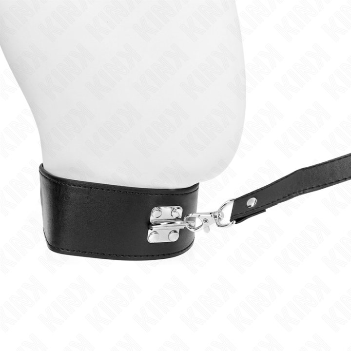 Halskette mit Gürtel 116 cm Modell 2 Verstellbar 36-43 cm X 5 cm von Kink Collar & Gag | Fesselliebe.de