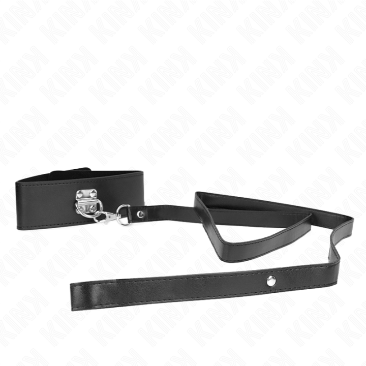 Halskette mit Gürtel 116 cm Modell 2 Verstellbar 36-43 cm X 5 cm von Kink Collar & Gag | Fesselliebe.de