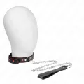 Halskette mit Band 65 cm Herzdetails 52,5 X 2,5 cm von Kink Collar & Gag