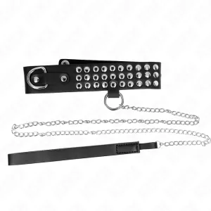 Halskette mit Band 65 cm Glänzend Verstellbar 37-42 cm X 5,3 cm von Kink Collar & Gag
