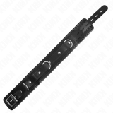 Basismodell Halsband mit Leine 65 cm Modell 1 53 X 6 cm von Kink Collar & Gag | Fesselliebe.de
