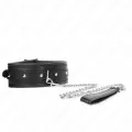 Halskette mit Glänzendem Schnalle-Band 65 cm 48,5 cm X 5,3 cm von Kink Collar & Gag