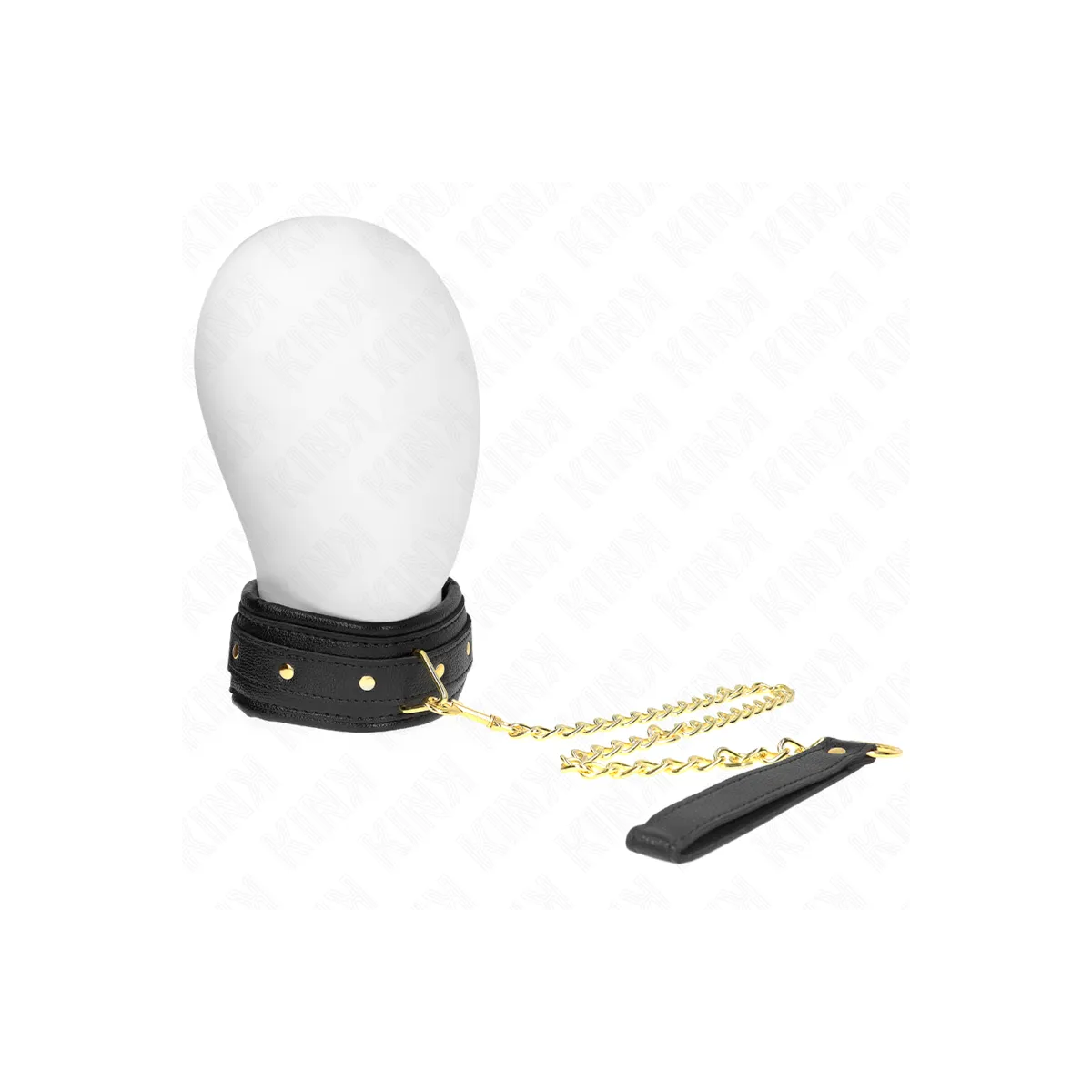 Halskette mit Schwammkunstlederband Modell 1 Verstellbar 37-54 cm X 3 cm von Kink Collar & Gag | Fesselliebe.de