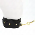 Halskette mit Schwammkunstlederband Modell 1 Verstellbar 37-54 cm X 3 cm von Kink Collar & Gag
