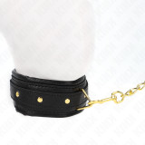 Halskette mit Schwammkunstlederband Modell 1 Verstellbar 37-54 cm X 3 cm von Kink Collar & Gag | Fesselliebe.de