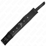 Halskette mit Schwammkunstlederband Modell 1 Verstellbar 37-54 cm X 3 cm von Kink Collar & Gag | Fesselliebe.de
