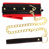 Halskette mit Schwammkunstlederband Modell 2 Verstellbar 37-54 cm X 3 cm von Kink Collar & Gag | Fesselliebe.de