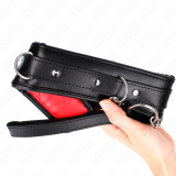 Halskette mit Schwammkunstlederband Modell 3 Verstellbar 37-54 cm X 3 cm von Kink Collar & Gag | Fesselliebe.de