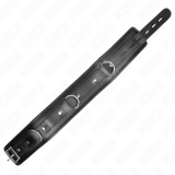 Halskette mit Schwammkunstlederband Modell 3 Verstellbar 37-54 cm X 3 cm von Kink Collar & Gag | Fesselliebe.de