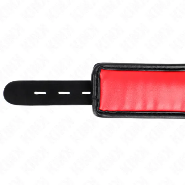 Halskette mit Schwammkunstlederband Modell 3 Verstellbar 37-54 cm X 3 cm von Kink Collar & Gag | Fesselliebe.de