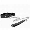 Basismodell Halsband mit Leine Modell 4 Verstellbar 36-43 cm von Kink Collar & Gag