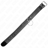 Basismodell Halsband mit Leine Modell 4 Verstellbar 36-43 cm von Kink Collar & Gag | Fesselliebe.de