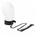 Basismodell Halsband mit Leine 77 cm Modell 5 Verstellbar 34-54 cm X 5 cm von Kink Collar & Gag