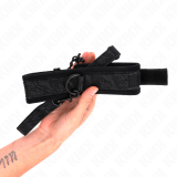 Basismodell Halsband mit Leine 77 cm Modell 5 Verstellbar 34-54 cm X 5 cm von Kink Collar & Gag | Fesselliebe.de