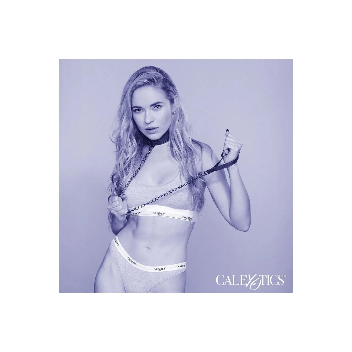 Nocturnal Halsband & Leine Leder Verstellbar Schwarz von Calexotics | Fesselliebe.de