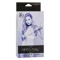 Nocturnal Halsband & Leine Leder Verstellbar Schwarz von Calexotics