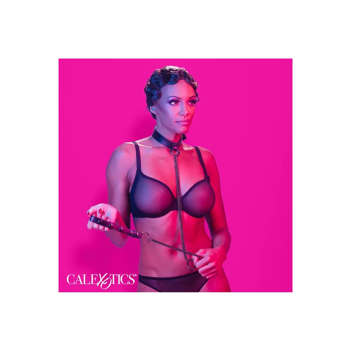Euphoria Kettenhalfterhalsband und Leine von Calexotics | Fesselliebe.de
