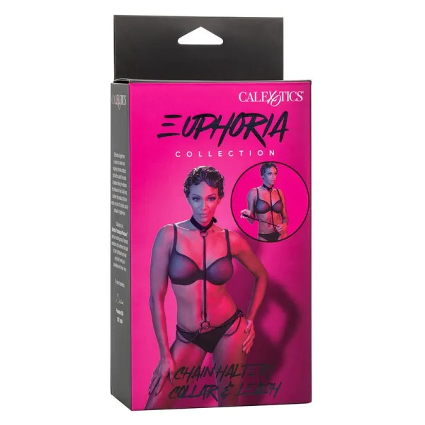 Euphoria Kettenhalfterhalsband und Leine von Calexotics | Fesselliebe.de