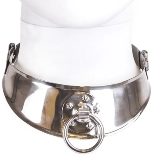 Rückhaltehalsband mit Ring von Metal Hard | Fesselliebe.de