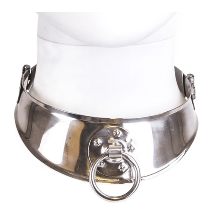 Rückhaltehalsband mit Ring von Metal Hard | Fesselliebe.de