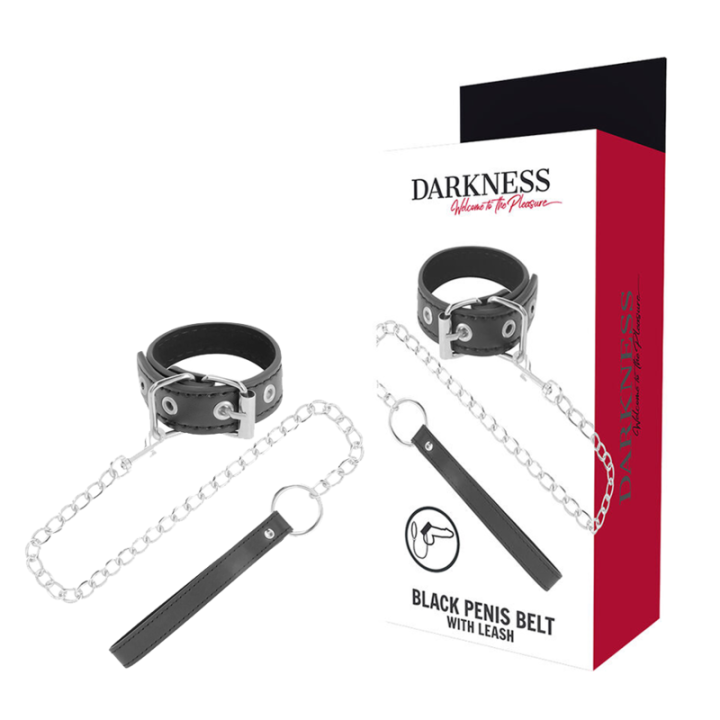 Penisring mit Riemen von Darkness Bondage | Fesselliebe.de