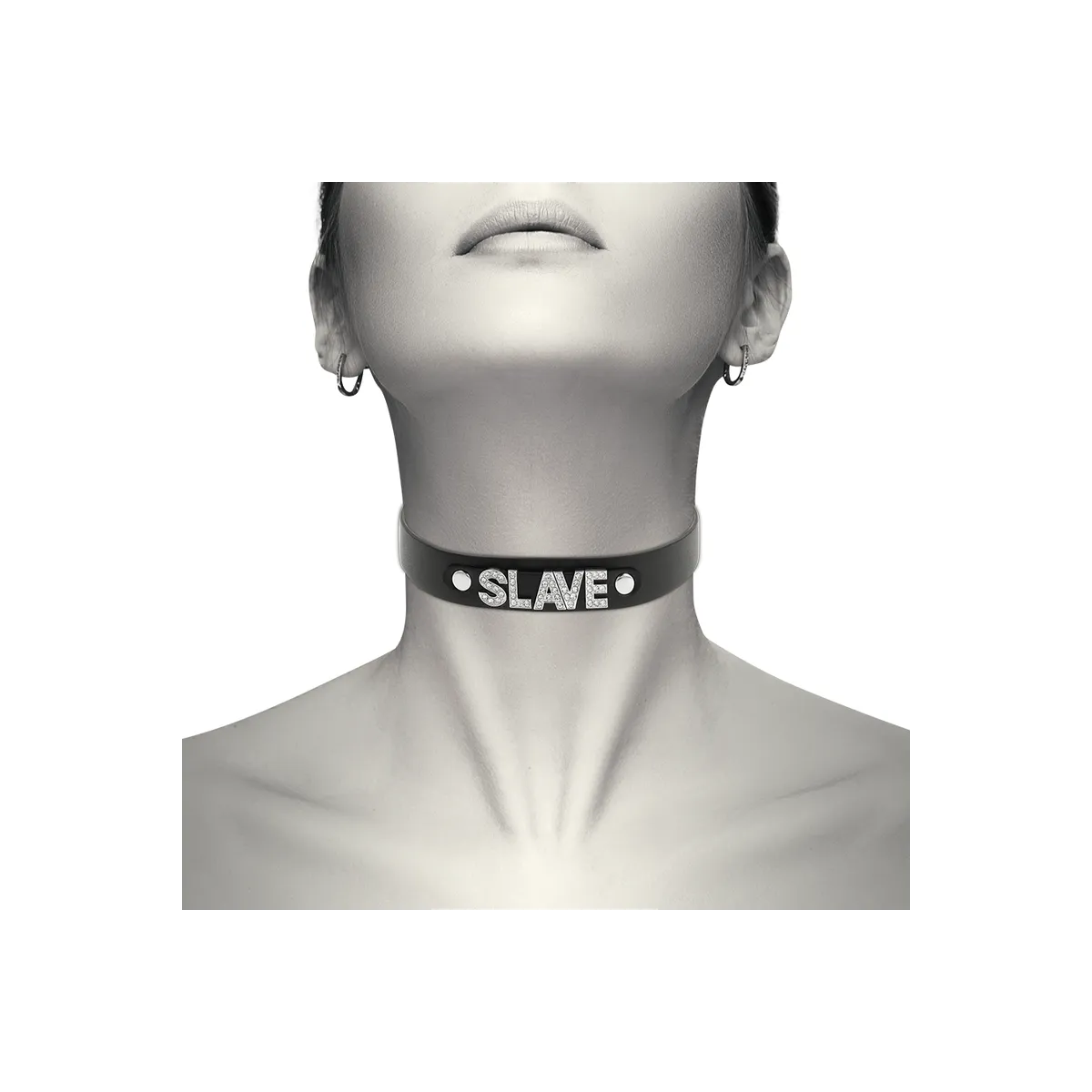 Sklaven-Halsband aus Veganem Leder von Coquette Accessories | Fesselliebe.de