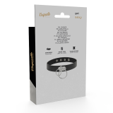 Doppelring-Halsband aus Veganem Leder von Coquette Accessories | Fesselliebe.de
