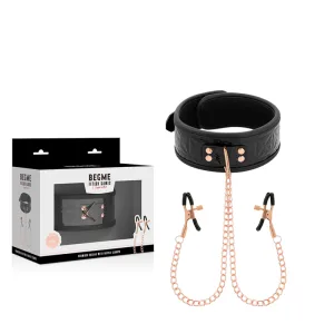 Halsband mit Nippelklemmen von Begme Black Edition