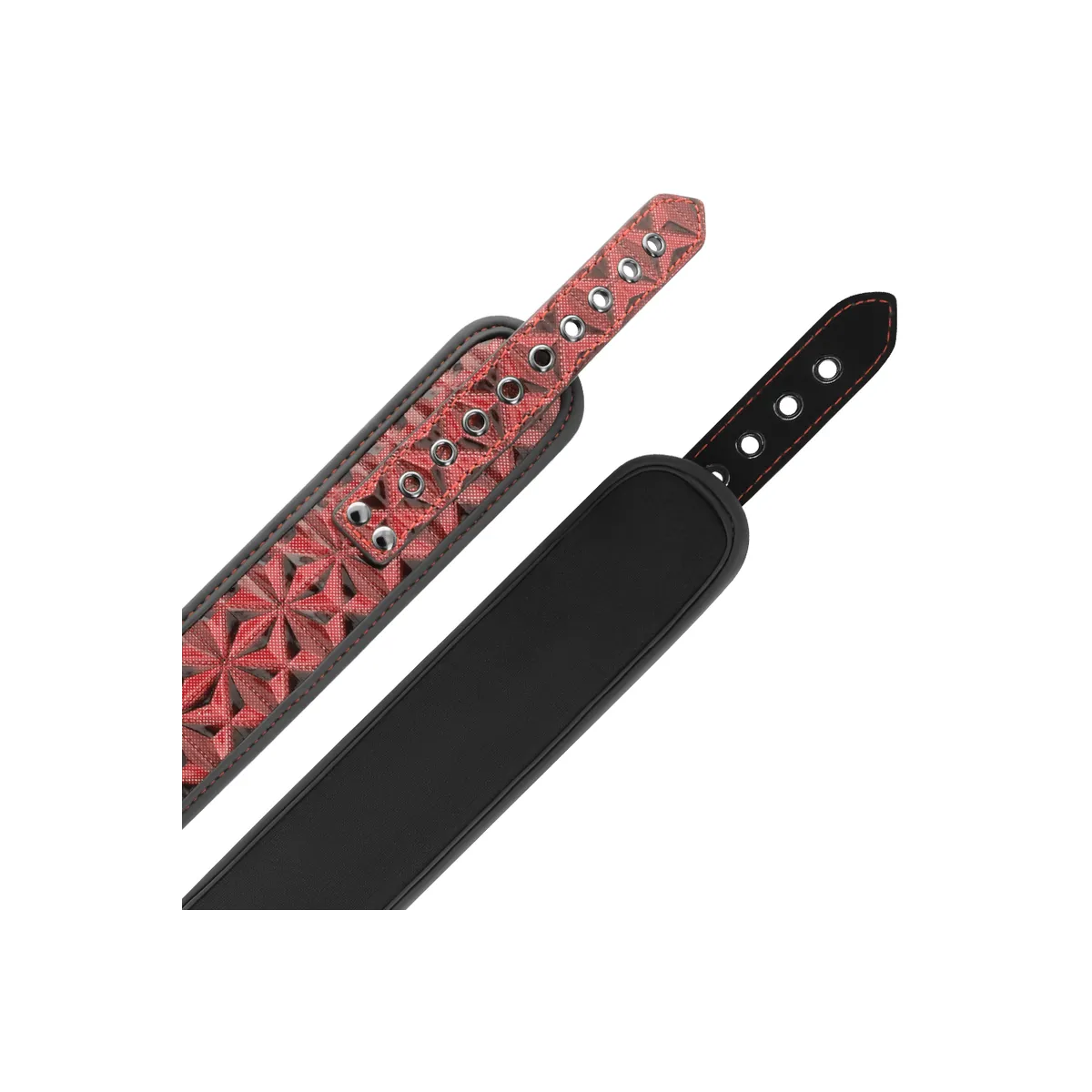 Halsband mit Nippelklemmen mit Neoprenfutter von Begme Red Edition | Fesselliebe.de