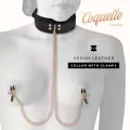 Fantasy-Nippelklemmen-Halskette mit Neoprenfutter von Coquette Fantasy