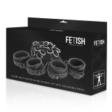 Luxus-Bettband-Set mit Noprene-Futter von Fetish Submissive Bondage | Fesselliebe.de