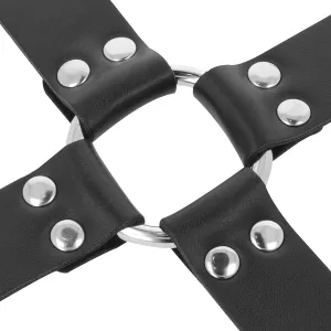 Lederhandschellen für Füsse und Hände Schwarz von Darkness Bondage