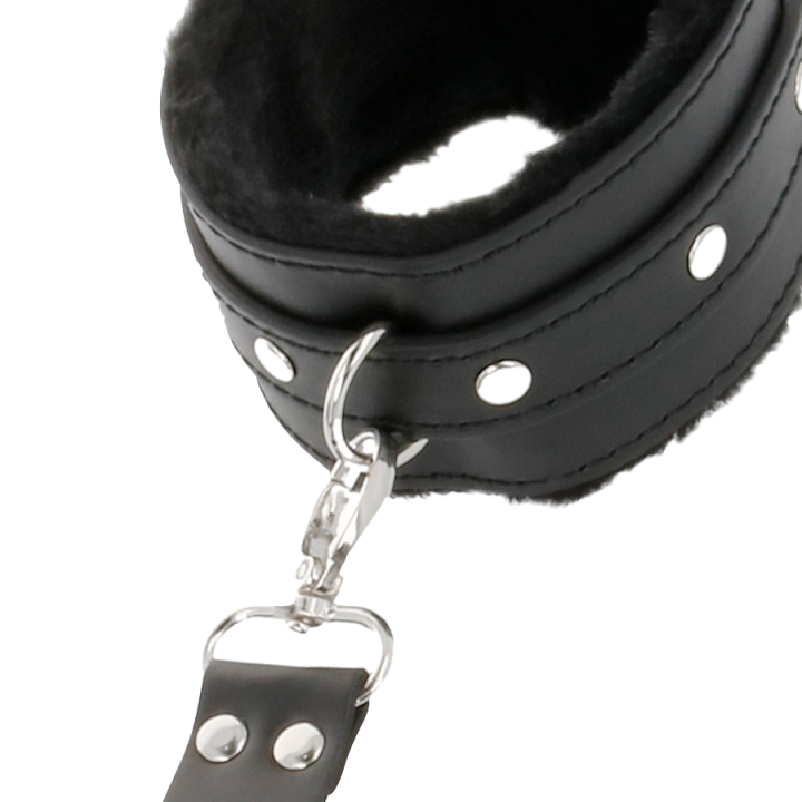 Lederhandschellen für Füsse und Hände Schwarz von Darkness Bondage | Fesselliebe.de
