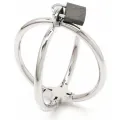 Criss-Cross-Handschellen aus Edelstahl von Metal Hard