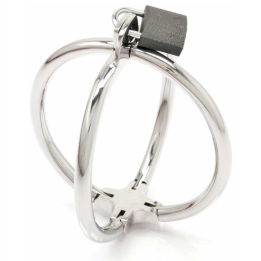 Criss-Cross-Handschellen aus Edelstahl von Metal Hard | Fesselliebe.de