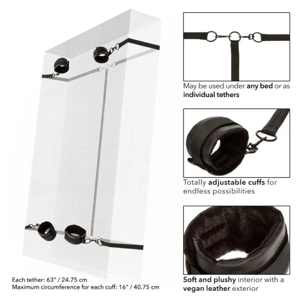 Boundless Rote Zurückhaltung von Calexotics | Fesselliebe.de