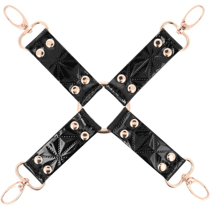 Vegane Leder-Hog-Krawatte von Begme Black Edition | Fesselliebe.de