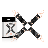 Vegane Leder-Hog-Krawatte von Begme Black Edition | Fesselliebe.de