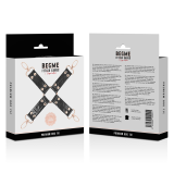 Vegane Leder-Hog-Krawatte von Begme Black Edition | Fesselliebe.de
