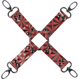 Premium Veganes Leder-Schweinekrawatte von Begme Red Edition | Fesselliebe.de