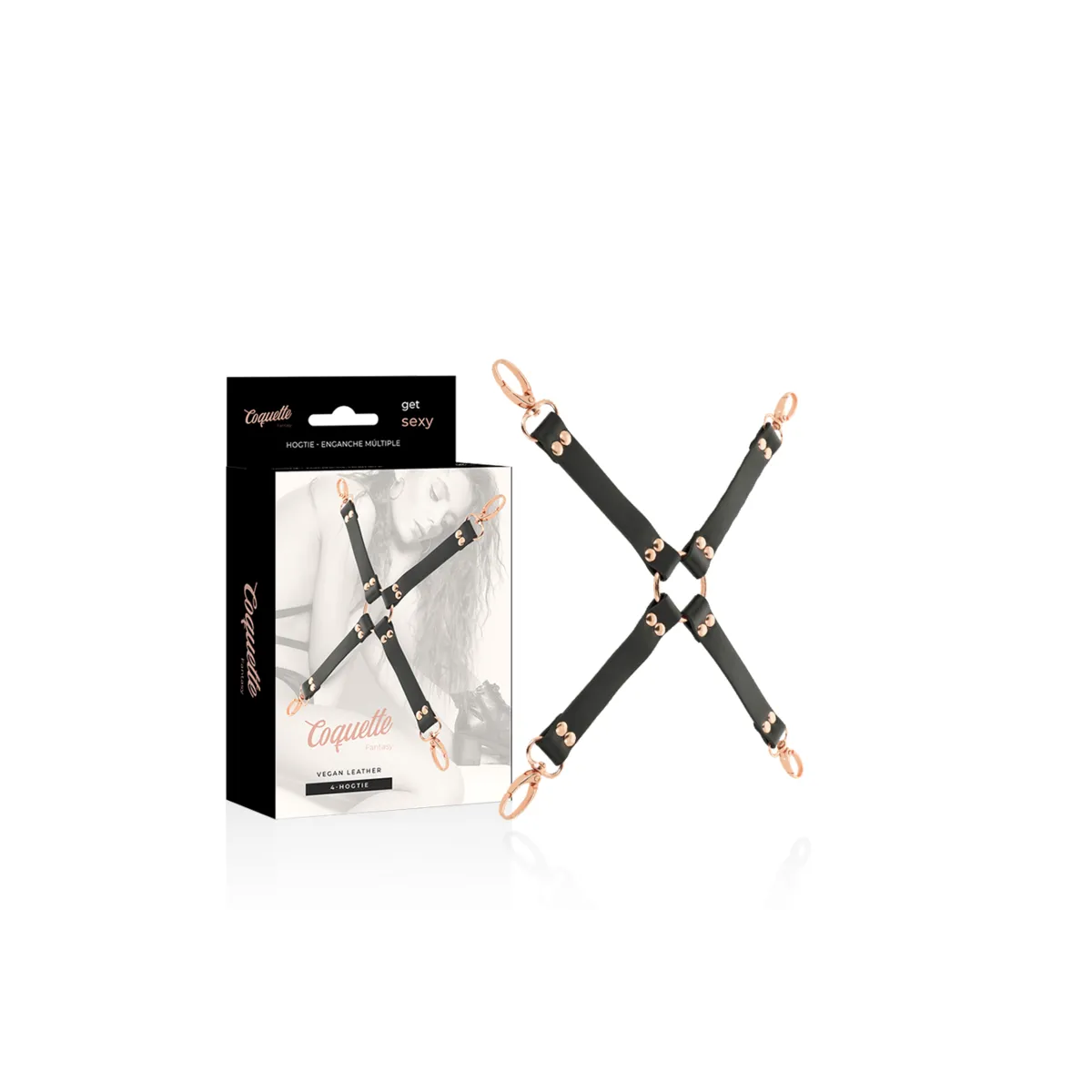 Fantasy Hog Tie Veganes Leder von Coquette Fantasy | Fesselliebe.de
