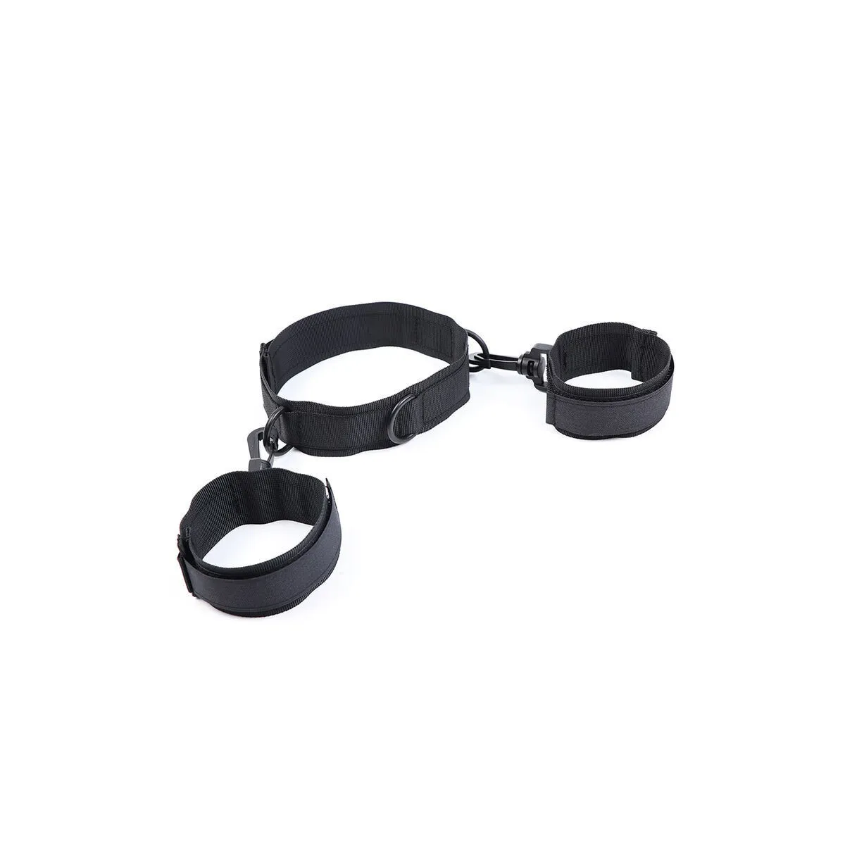 Handschellen und Kragen aus Nylon von Ohmama Fetish | Fesselliebe.de