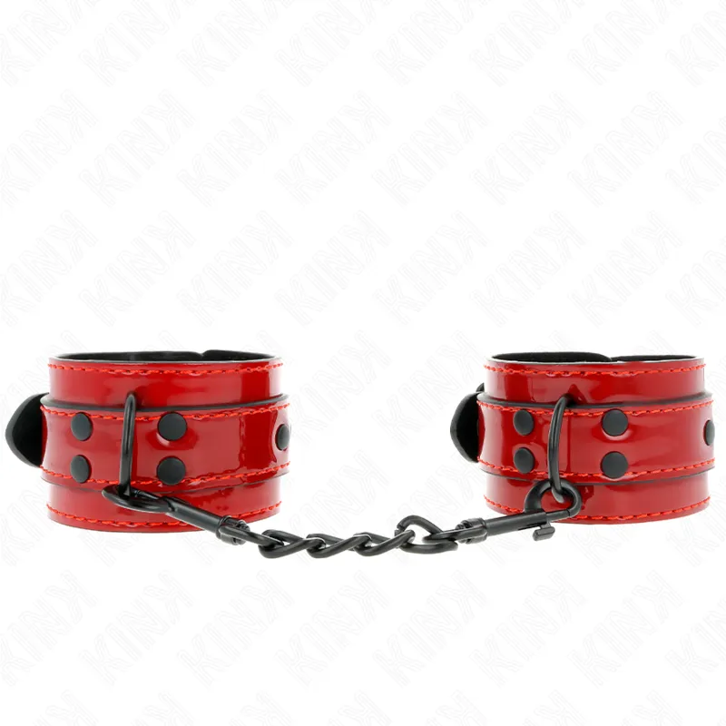 Dunkelrote Handgelenkmanschetten 23 X 5 cm von Kink Wrist Restraint | Fesselliebe.de