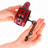 Dunkelrote Handgelenkmanschetten 23 X 5 cm von Kink Wrist Restraint | Fesselliebe.de